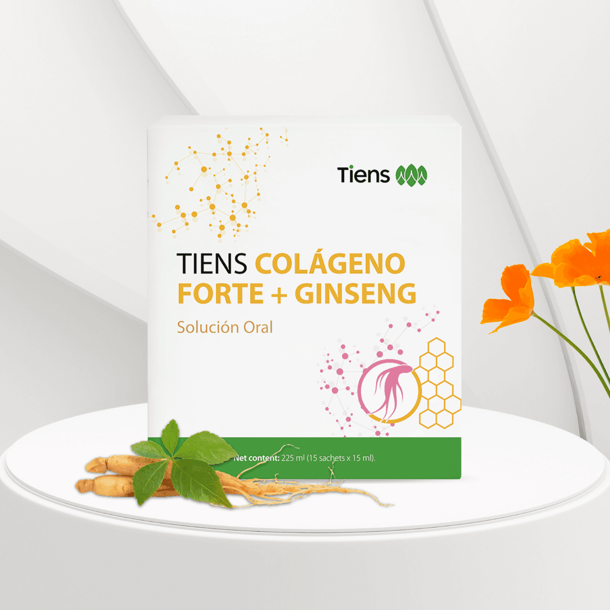 Tiens Colágeno Forte + Gingseng