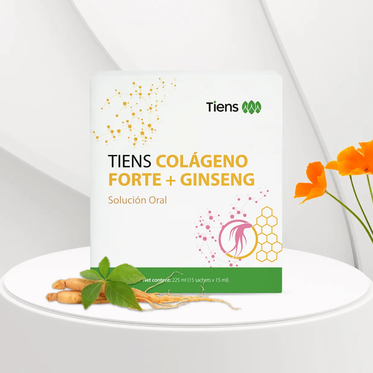 Tiens Colágeno Forte + Gingseng